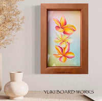 YUKI BOARD WORKS（Yuki Komatsu） アクリルキーホルダー【Plumeria friends】