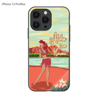 PPBOBBY13 ガラスiPhoneケース【Aloha from Hawaii】