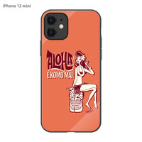 PPBOBBY13 ガラスiPhoneケース【ALOHA EKOMO MAI】