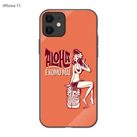 PPBOBBY13 ガラスiPhoneケース【ALOHA EKOMO MAI】