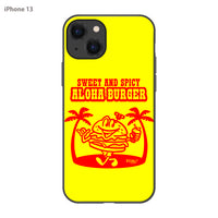 PPBOBBY13 ガラスiPhoneケース【ALOHA BURGER】