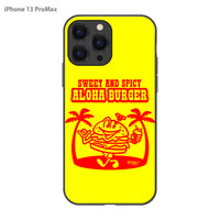 PPBOBBY13 ガラスiPhoneケース【ALOHA BURGER】