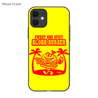 PPBOBBY13 ガラスiPhoneケース【ALOHA BURGER】