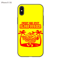 PPBOBBY13 ガラスiPhoneケース【ALOHA BURGER】