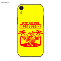 PPBOBBY13 ガラスiPhoneケース【ALOHA BURGER】