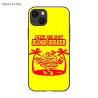 PPBOBBY13 ガラスiPhoneケース【ALOHA BURGER】