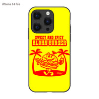 PPBOBBY13 ガラスiPhoneケース【ALOHA BURGER】