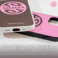 Ann ガラスiPhoneケース【Rythm (Pink Beige）】