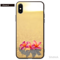 Ryujin ガラスiPhoneケース【Plumeria Sunset】