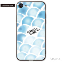 MALAMA Art&Design/Roxy ガラスiPhoneケース【Kananaka Stamps】