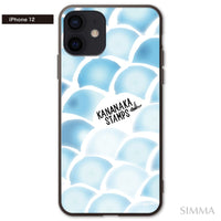 MALAMA Art&Design/Roxy ガラスiPhoneケース【Kananaka Stamps】