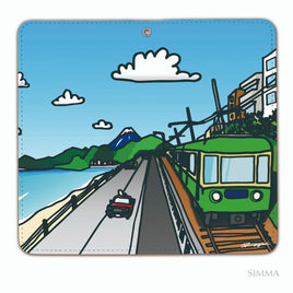 MALAMA Art&Design/Roxy 手帳型スマホカバー【Japans Coast Life】