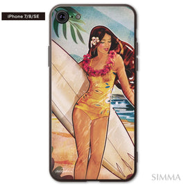 Kat Reeder（カット・リーダー）ガラスiPhoneケース【Sunset Beach】
