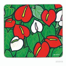 MALAMA Art&Design/Roxy 手帳型スマホカバー【Hearts Of Aloha】