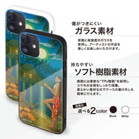 HILO KUME（ヒロクメ）ガラスiPhoneケース【Blue Lagoon】
