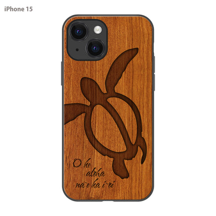 SIMMA Hawaii Original ウッドiPhoneケース【HONU】