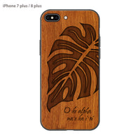 SIMMA Hawaii Original ウッドiPhoneケース【MONSTERA】