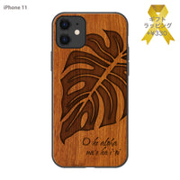 SIMMA Hawaii Original ウッドiPhoneケース【MONSTERA】