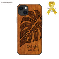 SIMMA Hawaii Original ウッドiPhoneケース【MONSTERA】