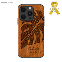 SIMMA Hawaii Original ウッドiPhoneケース【MONSTERA】