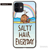 まりりん ガラスiPhoneケース【Salty Hair Everyday】