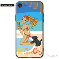 Moana ガラスiPhoneケース【Suntan Girl】