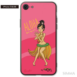 Moana ガラスiPhoneケース【Where is my coconut (PINK)】