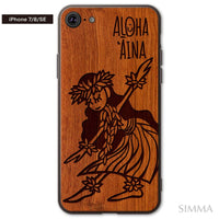 まりりん ウッドiPhoneケース【Aloha ‘Aina】