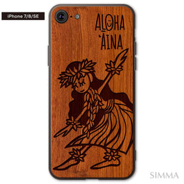 まりりん ウッドiPhoneケース【Aloha ‘Aina】