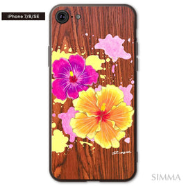 MALAMA Art&Design/Roxy ウッドiPhoneケース【Summer Frill】